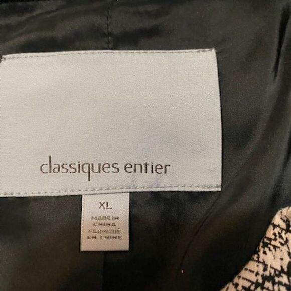 Classiques Entier black white blazer, size XL - Picture 3 of 5